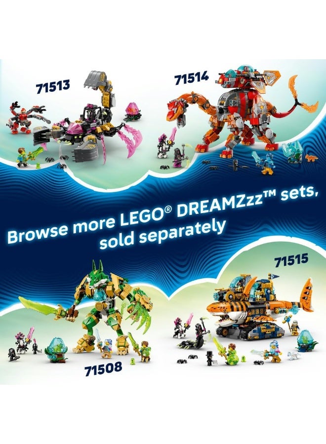 LEGO DREAMZzz 2in1 Crocodile Submarine Toy for Kids 71512 (Age 8+, 1107 Pieces) - Image 4